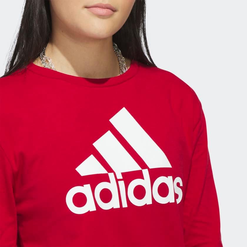 Adidas pojačala značka s dugim rukavima sportskih tee žena