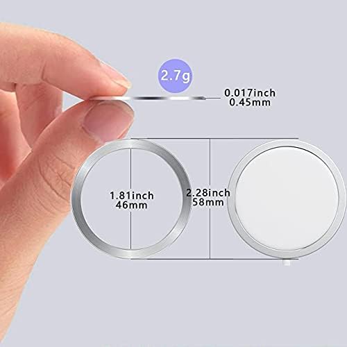 Smart gadget za LG G8 Thatq - MagnetoSafe Ring, Dodaj magnet Funkcionalnost ljepila Lepljiva legura za LG G8 Thatq - Metalno srebro
