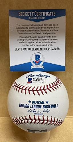 Mac Scarce Mets / Phillies / Blizanci potpisani autogramirani M.L. Bejzbol Beckett S45276