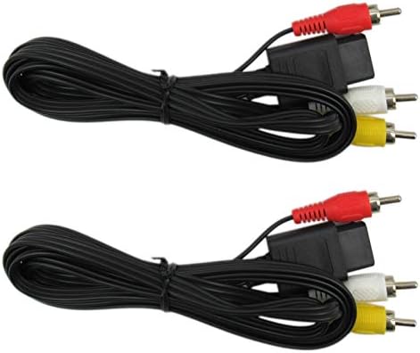 USonline911 Premium paket od 2 AC adaptera za napajanje & amp; AV kabl za kabl odgovara za Nintendo 64 N64 AV Audio Video A/V kabl
