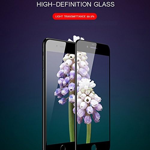 iPhone 7, Iphone 8 full Cover glass zaštitnik ekrana, eTECH kolekcija Zaštita ekrana od kaljenog stakla za Apple iPhone 8/7 4.7 – Face ID / edge-to-edge Full Surface-Crna