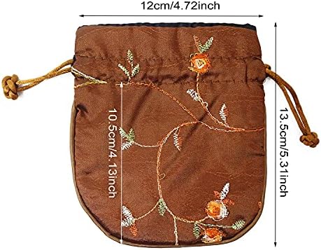 Honbay 9kom svilene Brokatne vezice za nakit torbice za novčiće poklon torbe