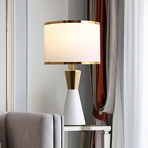LXXSH američka stolna svjetiljka spavaća soba keramička noćna lampa Europska stila Kreativna jednostavna i topla vjenčanica Noćna