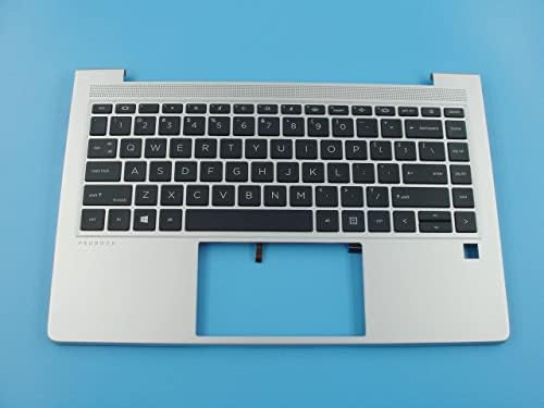 Bayjebu Rezervni dijelovi Palmrest tastatura Gornja futrola američki engleski sa pozadinskim osvjetljenjem za HP ProBook 440 445 G8