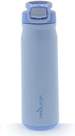 Smanjite bocu vode sa slamom - Hydrate Pro izolirana boca za vodu, 24 oz - higijenski okretni poklopac, integrirana slama i ručka za nošenje - Propuštanje, teretana i kupalište - ledenjač