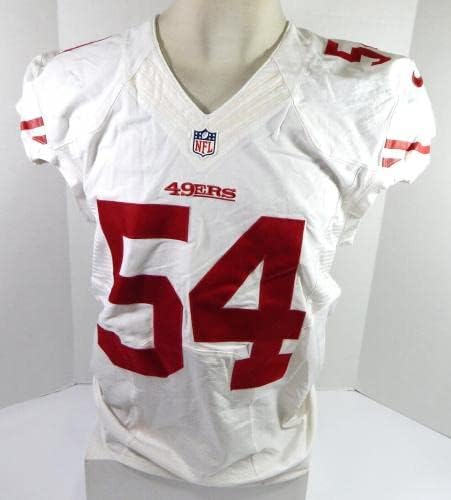 2015 San Francisco 49ers Nick Moody # 54 Igra Polovni bijeli dres 44 DP28725 - Neincign NFL igra rabljeni dresovi