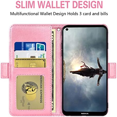 Asuwish kompatibilan sa Nokia X100 5G futrolom za novčanik i kaljenim staklom zaštitnik ekrana Flip torbica dodatna oprema držač kartice