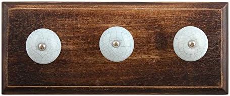 Indijanchelf 2 paketa kuke | Zidne ključeve za ključeve | Blue Western kaput kuke | Kuke za drvne komunalne kuke za viseće teške uvjete | Crackle viseće kuke za zid [10.16 cm]