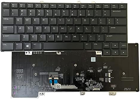 Jintai RGB šarena zamjena tastature sa pozadinskim osvjetljenjem u SAD-u za DELL Alienware 15 R4 0dg2jy 006T78 PK1326S1A00