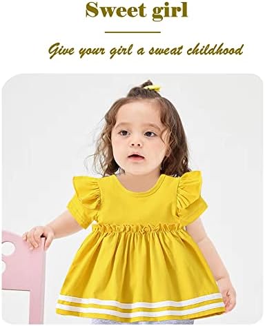 Papaai Sara Toddler Baby Girl Odjeća Ljetna dojenčad Djevojka Outfit bez rukava Shorts Postavi dječja odjeća