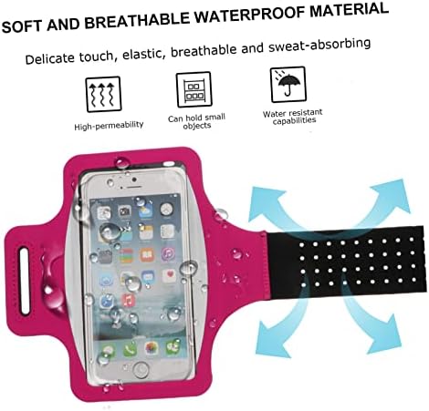 Valiclud 1pc torbe Touch teretana prozračna fitnes ružičasti tanki vanjski senzorski pojas za otisak prsta Super pojas na otvorenom