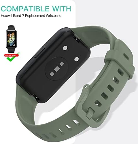AWINNER 10 paketa kompatibilni sa Huawei Band 7 remen, podesivi silikonski sportski satovi za zamjenu narukvice Muškarci Žene