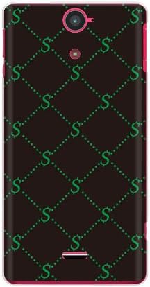 Drugi kožni monogram Black X Green Design by ROTM / za Xperia VL Sol21 / AU ASOL21-PCCL-202-Y348