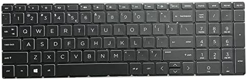 Huasheng Suda Američka Tastatura sa pozadinskim osvjetljenjem zamjena za HP 17-by0021dx 17-by1033dx 17-by1053dx