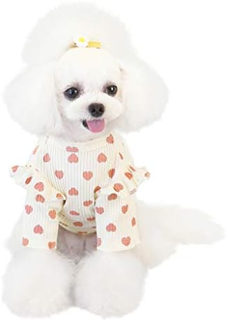 Honprad štenad odjeća za male pse ženska jesenska zima zimska odjeća za kućne ljubimce Mekani prsluk za pljeskov pljeskov pulover košulja za toplu jaknu