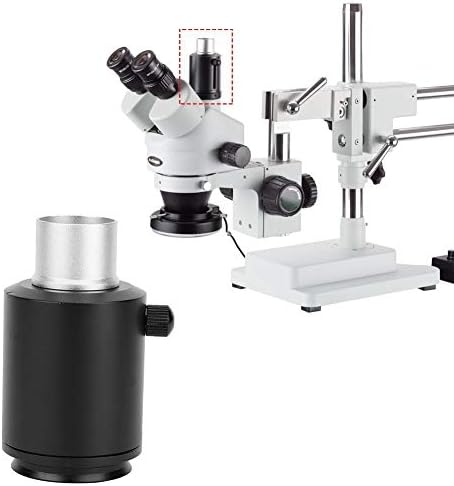 Oumefar CTV Adapter za mikroskop sočiva kompaktne veličine za montiranje sočiva lagani Adapter za sočiva Aluminijumska legura za stereoskopski