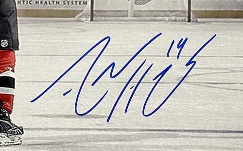 Adam Henrique potpisao je 16x20 New Jersey Devils Spotlight Photo JSA ITP hologram - autogramirane NHL fotografije