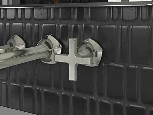 Kohler T27013-3-CP prilika zidna slavina za umivaonik za kupaonicu poprečna ručka od poliranog hroma
