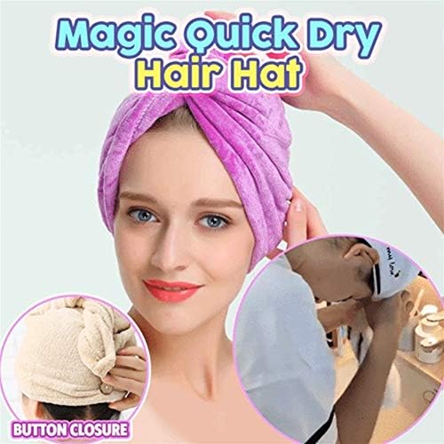 Magic Quick Suha kose šešir za žene Kupatilo Super apsorbiraju ručnik za ručnik za kupatilo za kosu ručnici za kosu ručnici za kupanje dame dame za tuširanje J21118