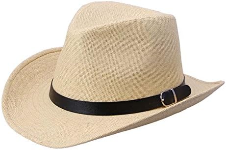 Ljetni muški slamnati šešir prozračni putni šeširi perivi kaubojski šešir LB Stay probudio šešir Vintage kapa za trčanje