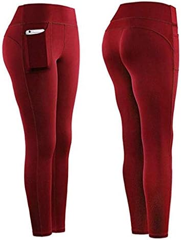 Grefer gamaše sa džepovima za žene visoki struk mršavi čvrsti aktivni odjeća za fitness tekutalno teretane sportske hlače