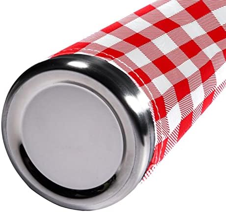 SDFSDFSD 17 oz Vakuum izolirane boce od nehrđajućeg čelika Sportska kavana Putna krigla PUTNA KUĆA Omotana BPA Free, Crvena i bijela