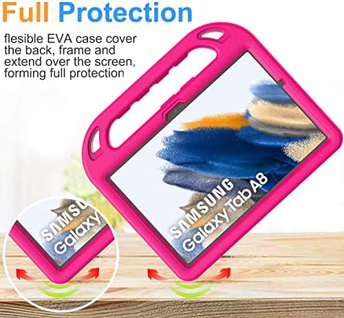 BMOUO Kids futrola za Samsung Galaxy Tab A8 10,5 inča 2022, Galaxy Tab A8 Case sa zaštitnikom na ekranu, kućište za udarce za udarce