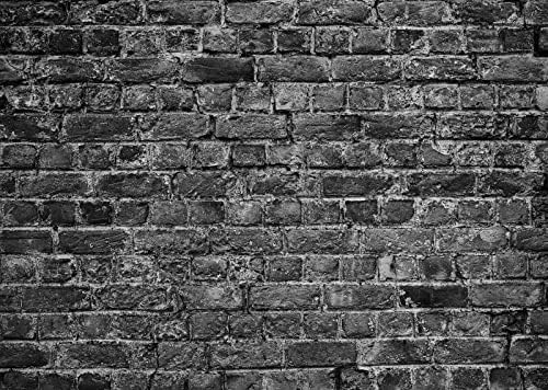 BELECO 20x10ft tkanina Vintage crna cigla zid pozadina tamna cigla Pozadina Pozadina Retro cigla tema Rođendanska zabava dekoracije