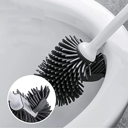 WC četkica i držač toaletnog četkica za kućnu toaletnu četkicu za čišćenje kupatilo za čišćenje čišćenja četkica Silikonska dugačka