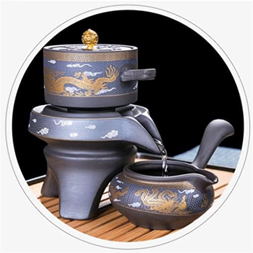 Ganfanren Početna Tea pivar za rotirajuće kamene mlinu Automatski čaj set kompletan s čajnim uređajem i teacup-om