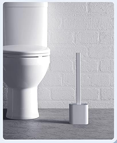 Lumanfan toaletna četka, kupatilo silikonske toaletne četke i držači, zidni toalet četkica za čišćenje Fleksibilne, toaletne četke