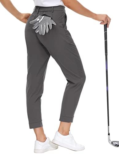 Jack Smith Ženske golf hlače Stretšu lagane radne pantalone sa patentnim zatvaračem 6 džepovima