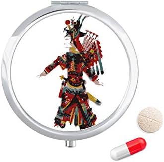 Tradicionalni Shadow Play Kineska Opera Kutija Za Pilule Džepna Kutija Za Pohranu Lijekova