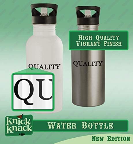 Knick Knata pokloni Poorhouse - 20oz boca vode od nehrđajućeg čelika, srebro