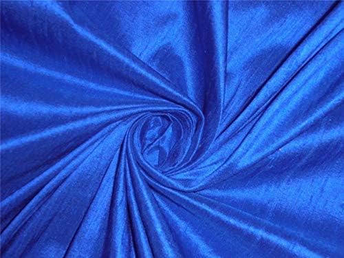 čista svilena Dupioni tkanina Kraljevsko plava 54 sa SLUBS MM2[6]