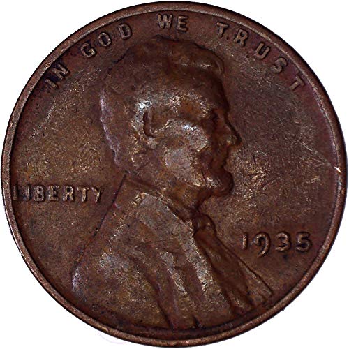 1935 Lincoln pšenica Cent 1c vrlo dobro