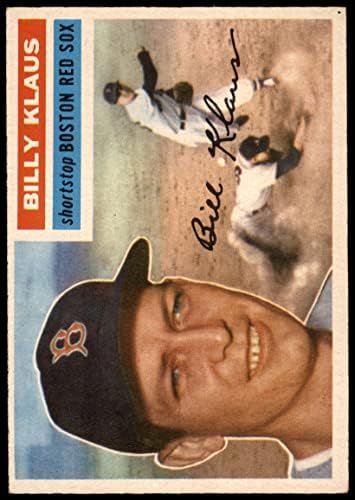 1956 Topps 217 Billy Klaus Boston Red Sox VG / ex Red Sox
