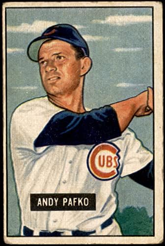 1951 Bowman 103 Andy Pafko Chicago Cards Dean's Cards 2 - Dobre mladunce