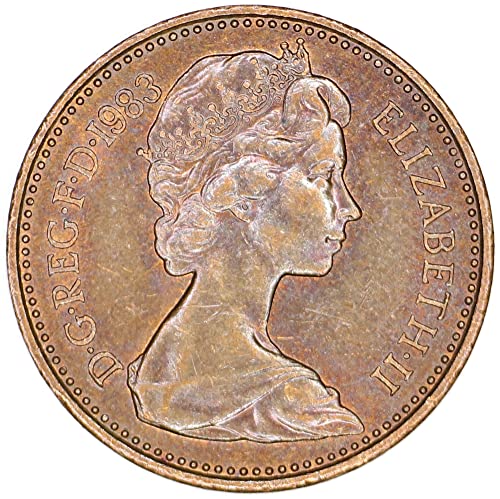 1983 uk Elizabeth II 2. portret 1 novčić dobar