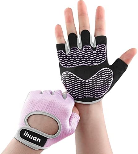 ihuan lake prozračne rukavice za vježbanje-rukavice za teretanu za zaštitu dlanova sa pregradom | poboljšajte prianjanje rukavice