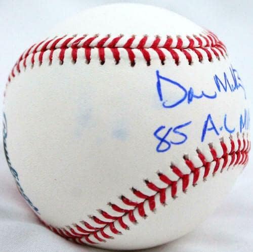 Don Mattingly AUTOGREGHED RULINGS OML bejzbol W / 85 AL MVP - JSA W * plava - autogramirana bejzbol