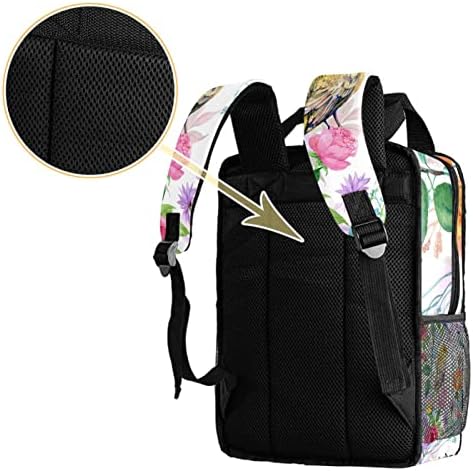 Tbouobt Travel Backpack Lagani laptop Ležerni ruksak za žene Muškarci, Rose Butterfly Ptica Spring Garden Vrt