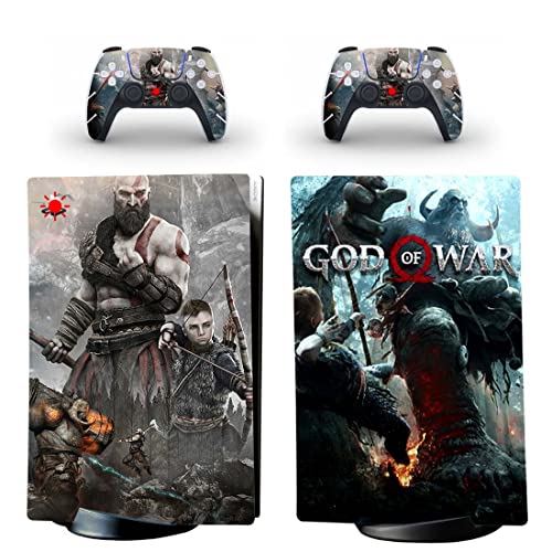Game God Best Of The War PS4 ili PS5 skin naljepnica za PlayStation 4 ili 5 konzolu i 2 kontrolera naljepnica Vinyl V4819