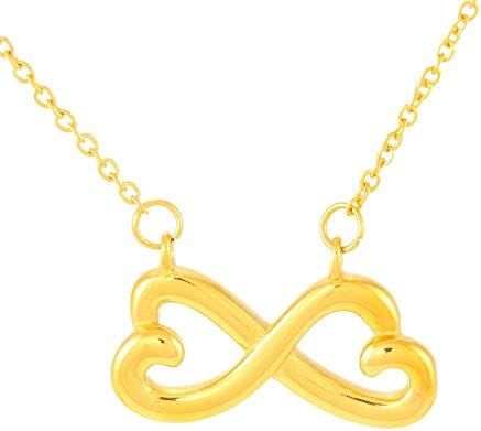 Nakit za karticu poruke, ručno izrađena ogrlica - personalizirani poklon Infinity Hearts, rođak ogrlice za mladoženje, vjenčani poklon