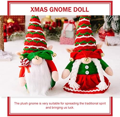 Didiseaon božićni gnomi plišani ručni ručni božićni gnomi ukrasi sretan božićni santa gnome za dekor holiay party poklone, dječak