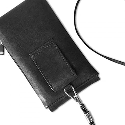 Dobre vibracije navode samo Art Deco poklon modni telefon novčanik torbica viseće mobilne torbice crni džep