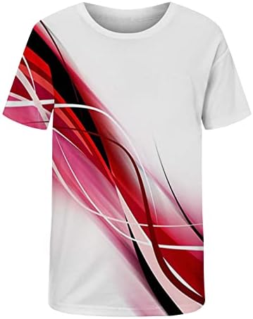 Kratke rukave majice za muškarce 3D Print grafički Tee 2023 ljetni trendi fitnes atletske majice Casual labavi topovi