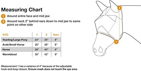 Cashel Ekonomija konj muva maska sa ušima, zlato, konj