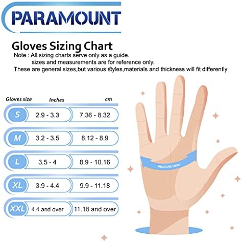 Paramount Ice Blue jednokratne višenamjenske čiste nitrilne rukavice, bez lateksa, bez pudera, 4mil, kutija od 100