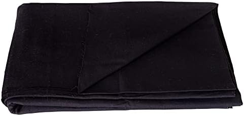 Organska pamučna muslinska tkanina Crna - pamučna tkanina za haljine, pozadine, zavjese, jastučnice- organski pamuk i prozračna